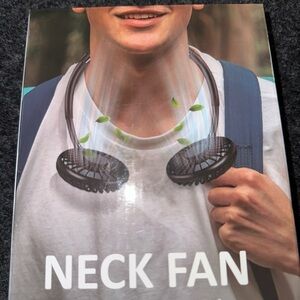 Portable Black Neck Fan